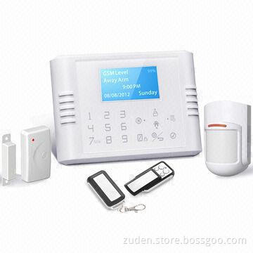Touch Keypad Wireless GSM Alarm with Built-in Sound Siren, LCD Menu Operating, CID Protocol